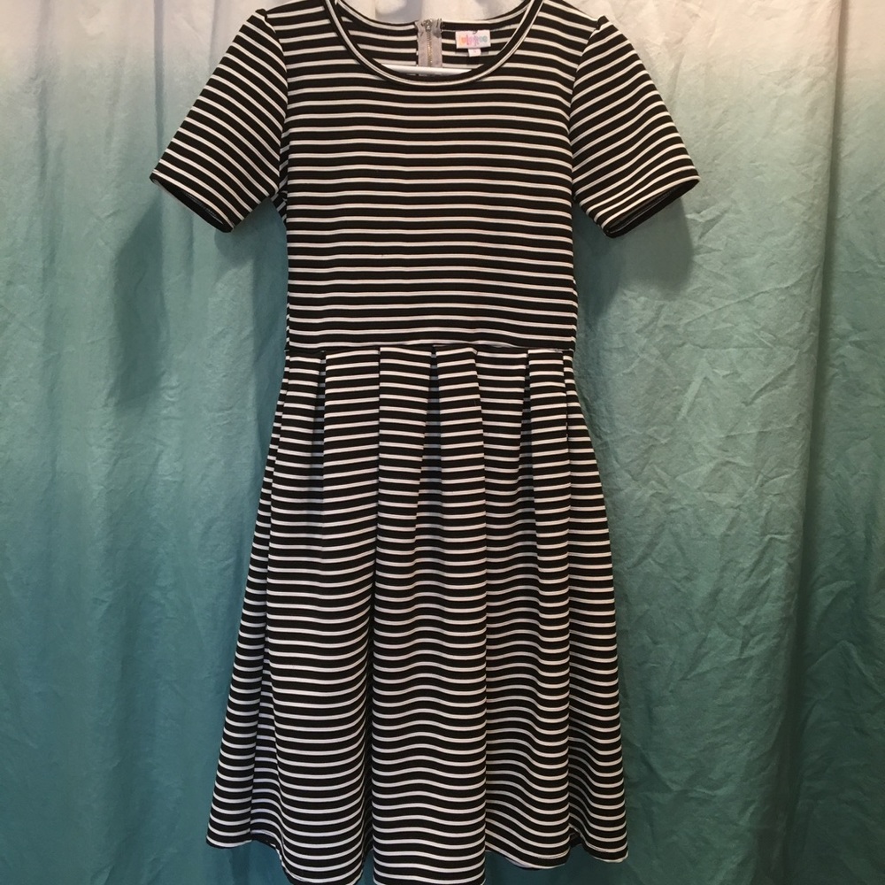 Striped Lularoe Amelia
